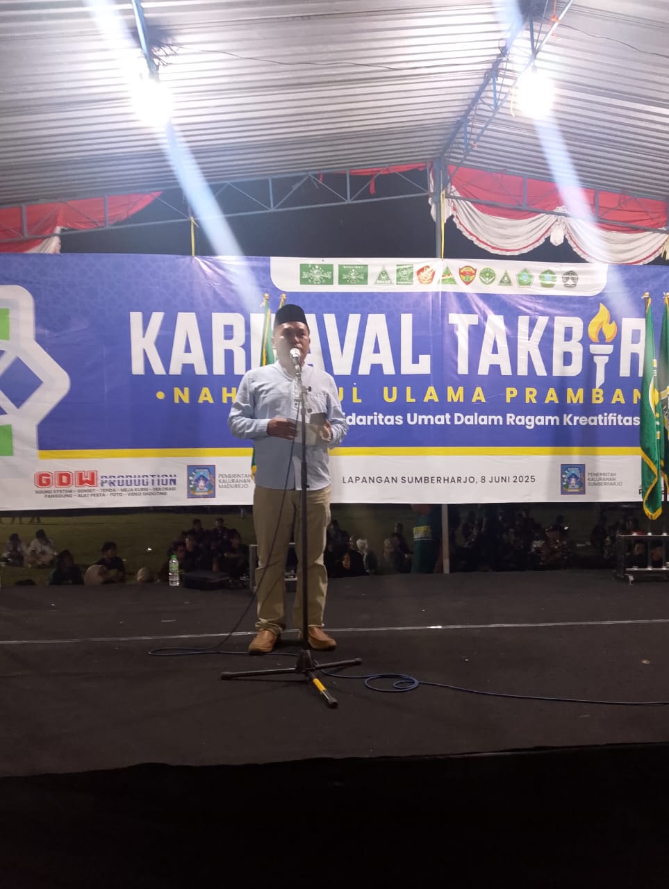 KARNAVAL TAKBIR FINISH DI LAPANGAN DALEMAN