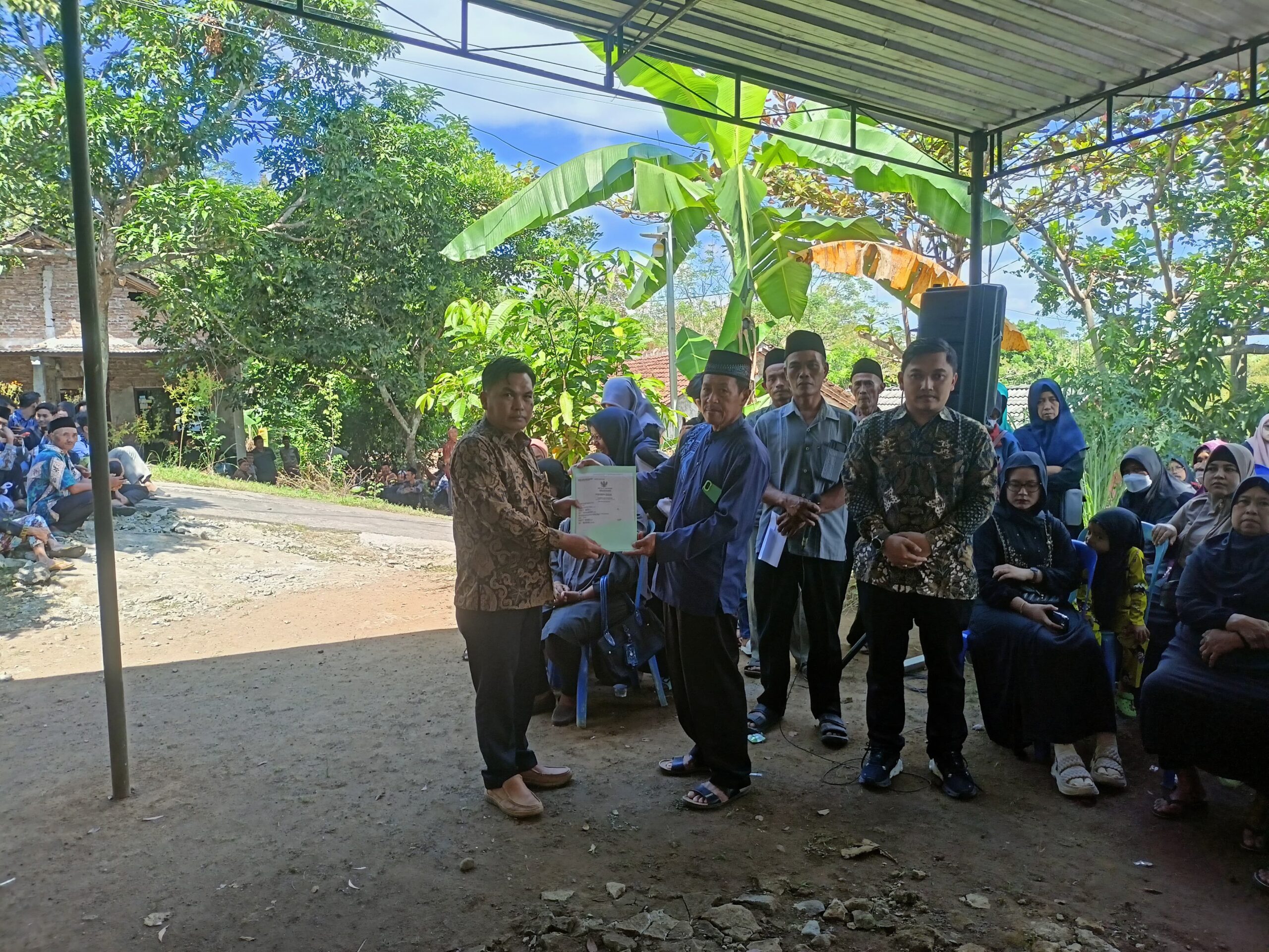 PENYERAHAN AKTA KEMATIAN DI MLAKAN
