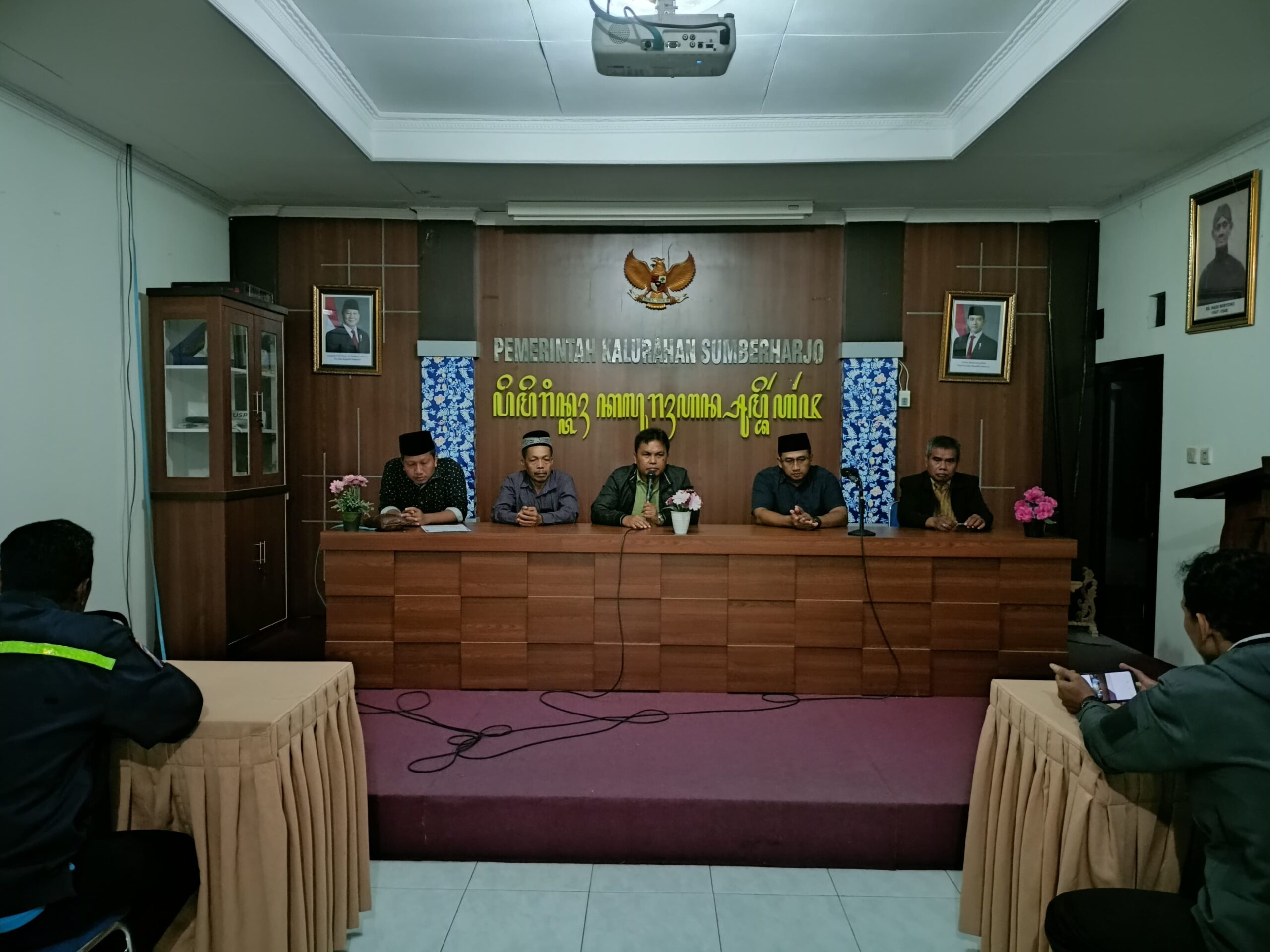 RAPAT RENCANA PEMBUATAN JALAN TERUMAN – POLANGAN