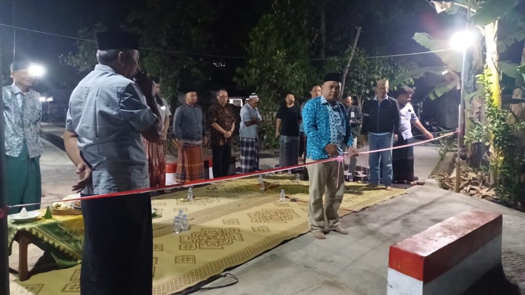 PERESMIAN DAN SYUKURAN PEMBANGUNAN JALAN DI PADUKUHAN DALEMAN